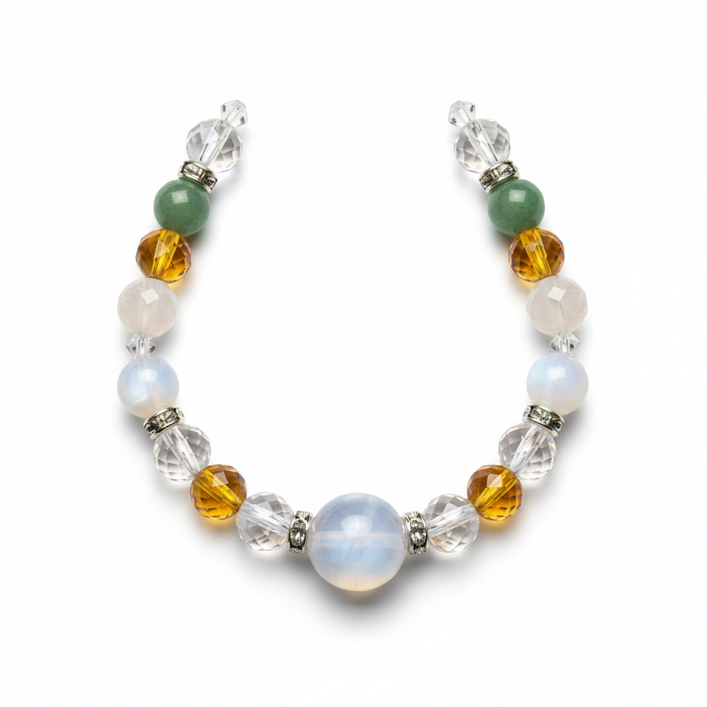 Energised Dhan Yog Bracelet Purnima full product shot on white background
