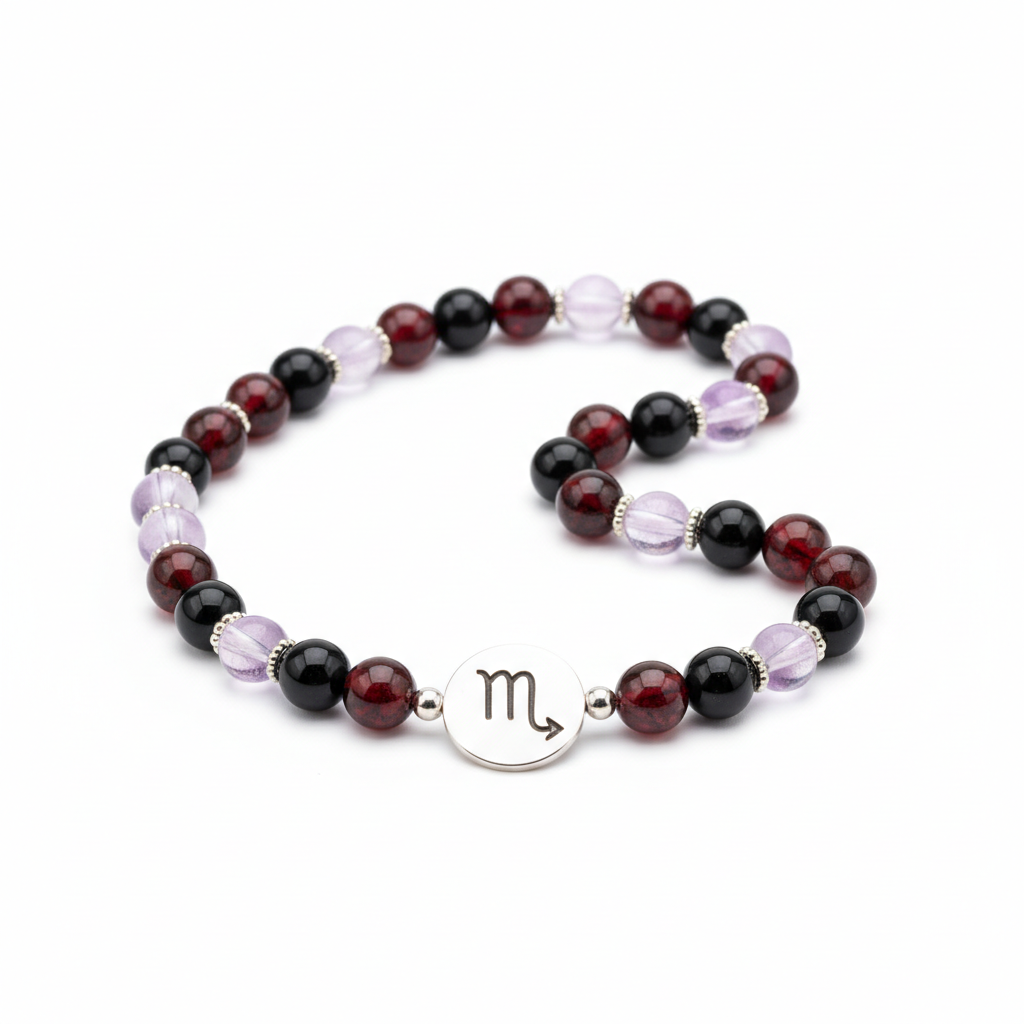 Scorpio Bracelet full product shot on white background