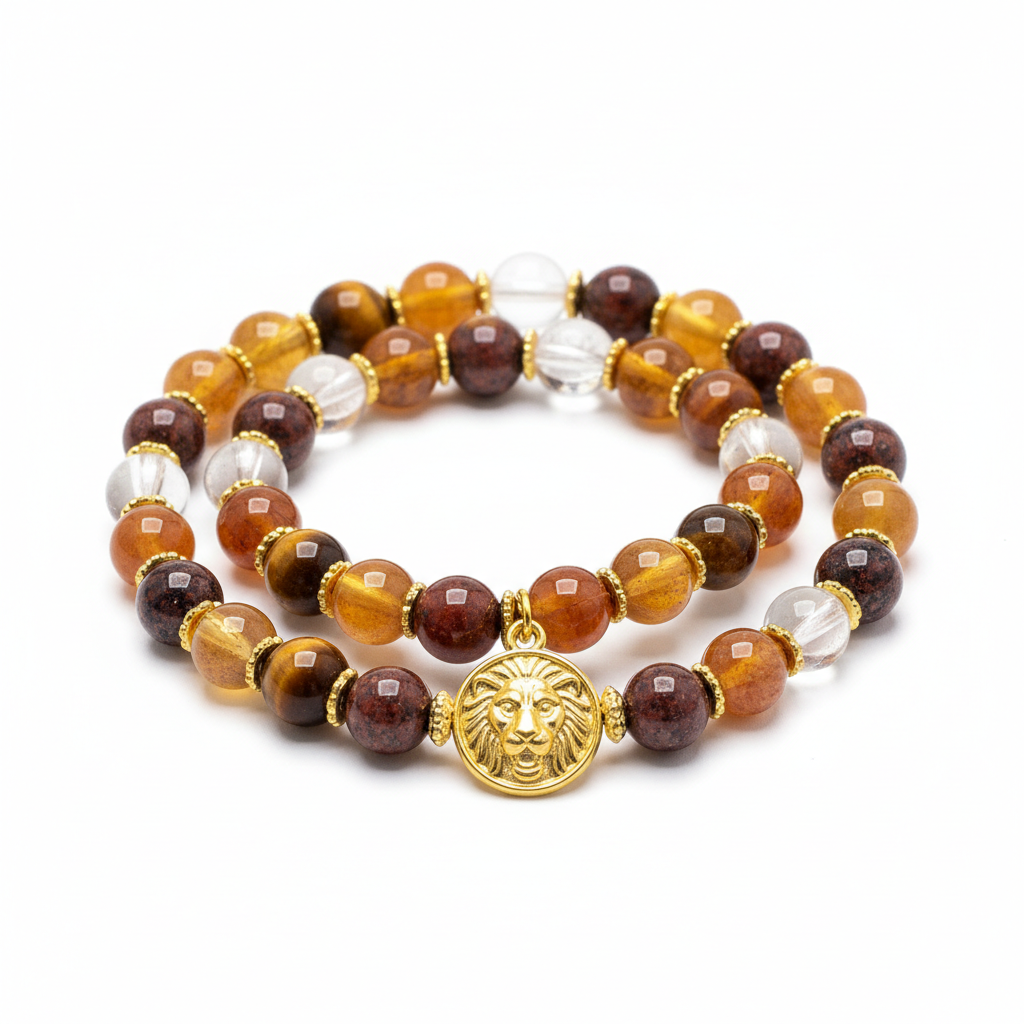 Dhan Yog Leo Bracelet full product shot on white background