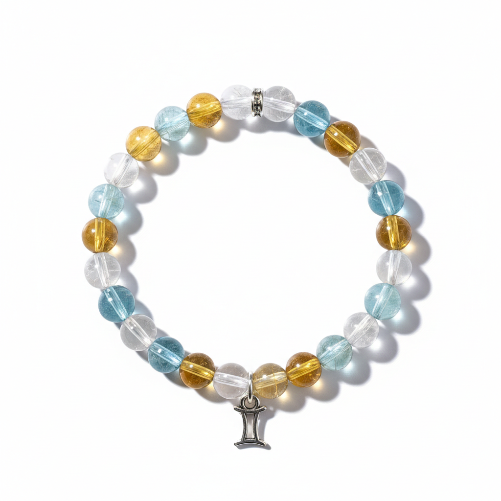 Dhan Yog Gemini Bracelet full product shot on white background