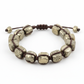Super Raw Pyrite Bracelet full product shot on white background