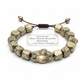 Energised Raw Pyrite Bracelet Purnima full product shot on white background