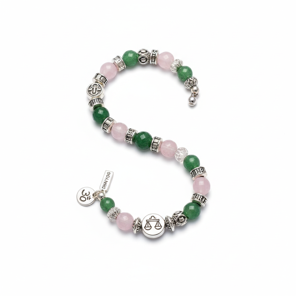 Dhan Yog Libra Bracelet full product shot on white background