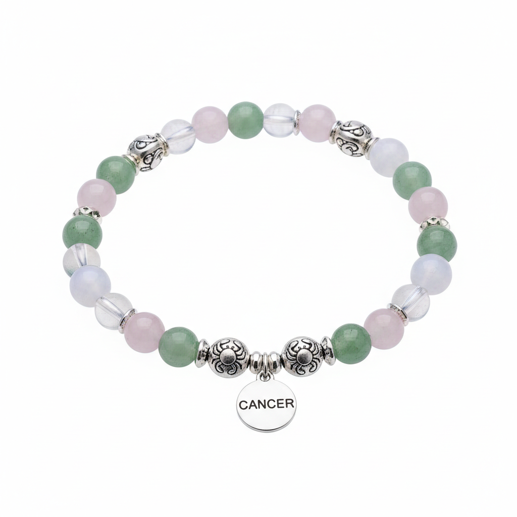 Dhan Yog Cancer Bracelet full product shot on white background