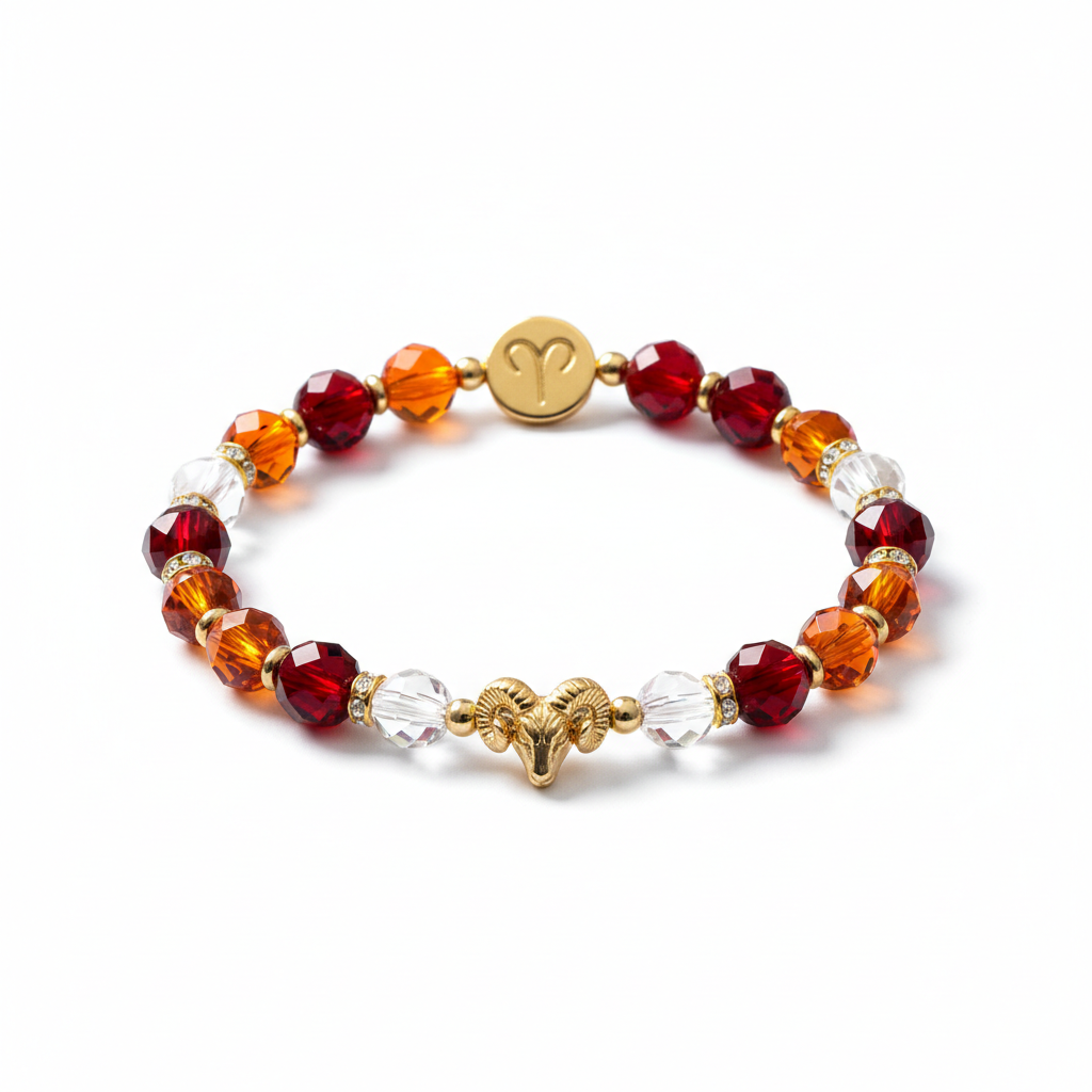 Dhan Yog Aries Bracelet full product shot on white background