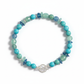 Turquoise Bracelet full product shot on white background showing striking blue-green stones