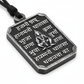 Shree Hanuman Chalisa Kavach Black close-up of sacred inscriptions and black finish