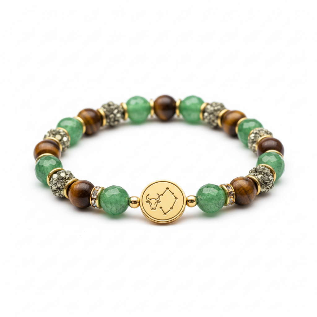 Dhan Yog Taurus Bracelet full product shot on white background