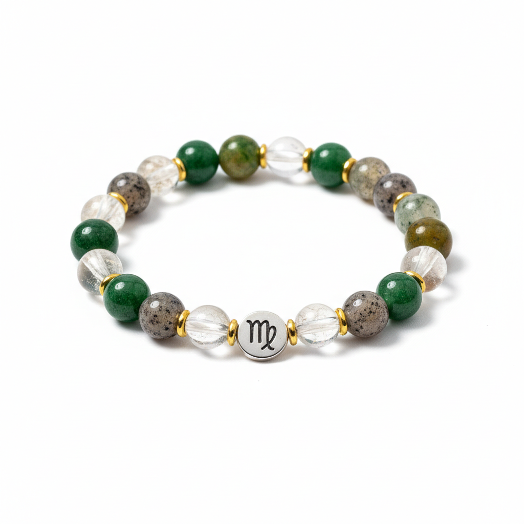 Dhan Yog Virgo Bracelet full product shot on white background