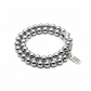 Karz Mukti Bracelet with Silver Hematite full product shot on white background